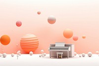 Balloon cartoon piano music. 