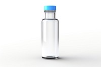 Bottle glass white background refreshment. AI generated Image by rawpixel.