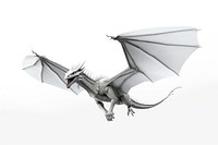 Dragon dinosaur animal white background. AI generated Image by rawpixel.