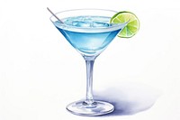 Margarita cocktail martini drink. 