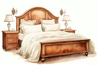 Bedroom furniture architecture comfortable. 