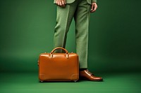 Briefcase suitcase handbag leather. 