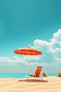Furniture sunlight outdoors vacation. AI generated Image by rawpixel.