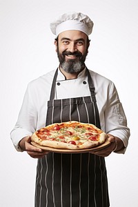 Pizza food adult chef. 