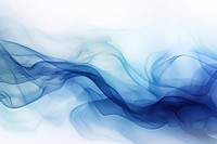 Abstract curve smoke blue. 