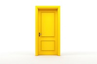 Door yellow white background architecture. AI generated Image by rawpixel.