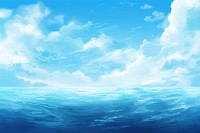 Ocean backgrounds outdoors horizon. 