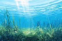 Underwater backgrounds outdoors nature. AI generated Image by rawpixel.