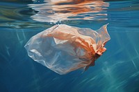 Plastic water bag plastic bag. AI generated Image by rawpixel.