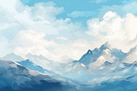 Mountain sky backgrounds landscape. 