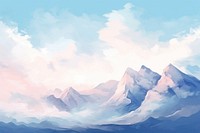 Mountain sky backgrounds landscape. 