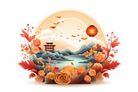 Autumn plant tranquility celebration. AI generated Image by rawpixel.