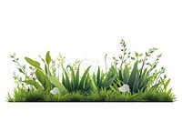 Plant grass green outdoors. AI generated Image by rawpixel.
