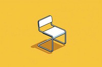 Chair furniture line armrest. AI generated Image by rawpixel.