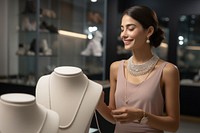 Necklace mannequin jewelry female. AI generated Image by rawpixel.