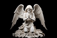Angel statue white representation. AI generated Image by rawpixel.