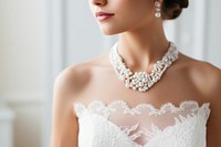 Necklace bride jewelry fashion. 