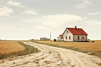 House farm architecture farmhouse. AI generated Image by rawpixel.