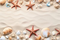 Backgrounds seashell starfish outdoors. AI generated Image by rawpixel.