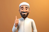 Portrait smiling cartoon adult. AI generated Image by rawpixel.
