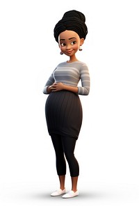 Maternity outfit cartoon person adult. AI generated Image by rawpixel.