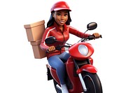 Motorcycle vehicle cartoon helmet. AI generated Image by rawpixel.