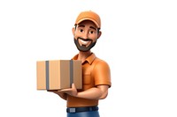 Box cardboard carrying cartoon. AI generated Image by rawpixel.