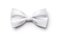 White bow tie white background. 