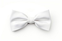 White bow tie white background. 