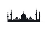 Silhouette architecture building mosque. AI generated Image by rawpixel.