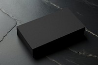 Black text business card darkness. 