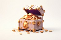 Treasure investment container currency. AI generated Image by rawpixel.