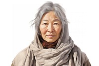 Siberia portrait adult woman. AI generated Image by rawpixel.