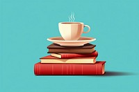 Coffee book cup publication. AI generated Image by rawpixel.
