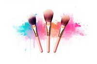 Brush cosmetics creativity variation. AI generated Image by rawpixel.