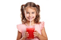 Watermelon juice drink portrait drinking. AI generated Image by rawpixel.