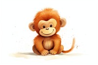Orangutan wildlife mammal animal. AI generated Image by rawpixel.