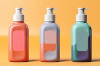 Bottle container variation cosmetics. 