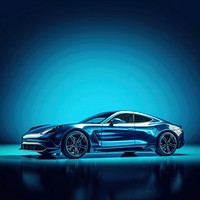 Car vehicle wheel blue. AI generated Image by rawpixel.