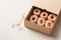 Box donut bagel table. AI generated Image by rawpixel.