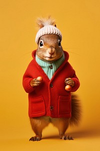 Sweater portrait mammal rodent. AI generated Image by rawpixel.