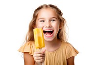Food white background happiness innocence. AI generated Image by rawpixel.