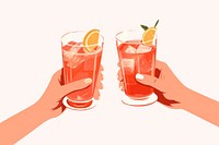Cocktail holding drink juice. AI generated Image by rawpixel.