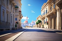 Outdoors street city architecture. AI generated Image by rawpixel.