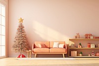 Christmas room architecture furniture. 