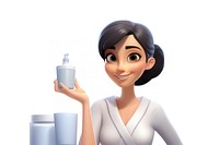 Cartoon bottle adult woman. AI generated Image by rawpixel.
