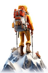 Adventure climbing backpack outdoors. AI generated Image by rawpixel.