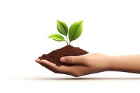 Plant soil seedling planting. AI generated Image by rawpixel.