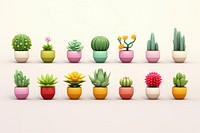 Plant cactus succulent plant arrangement. AI generated Image by rawpixel.