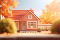 House architecture building outdoors. AI generated Image by rawpixel.